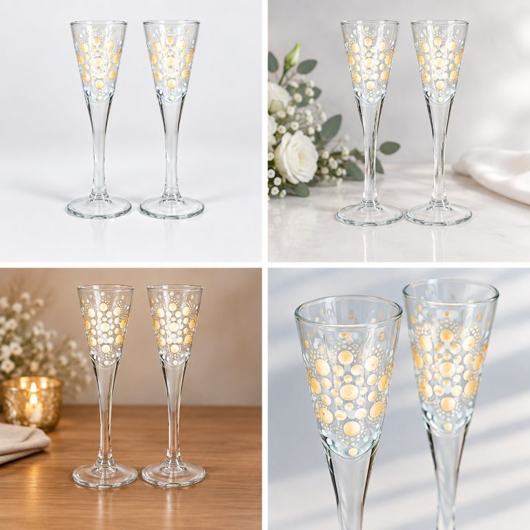 Dekorativne staklene čaše za aperitiv